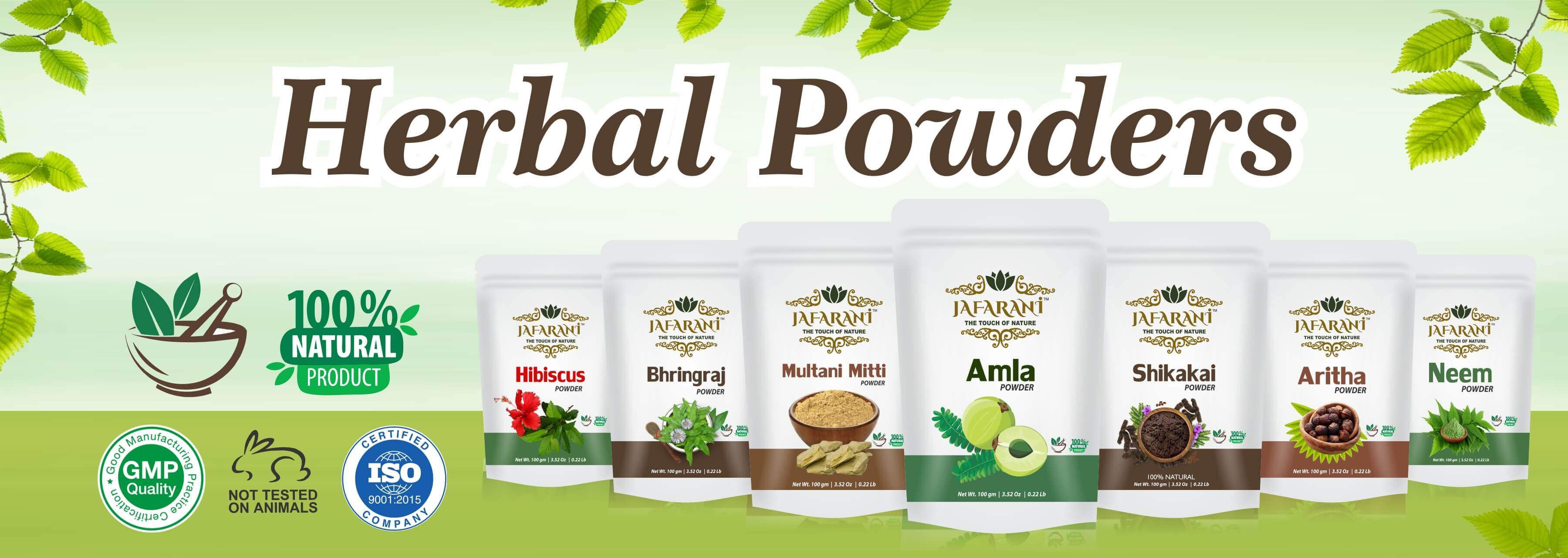 Herbal Powders Manufacturer in India
